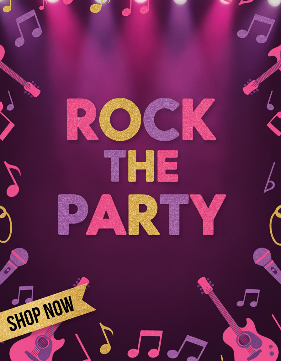 Music Instruments Theme Birthday Party