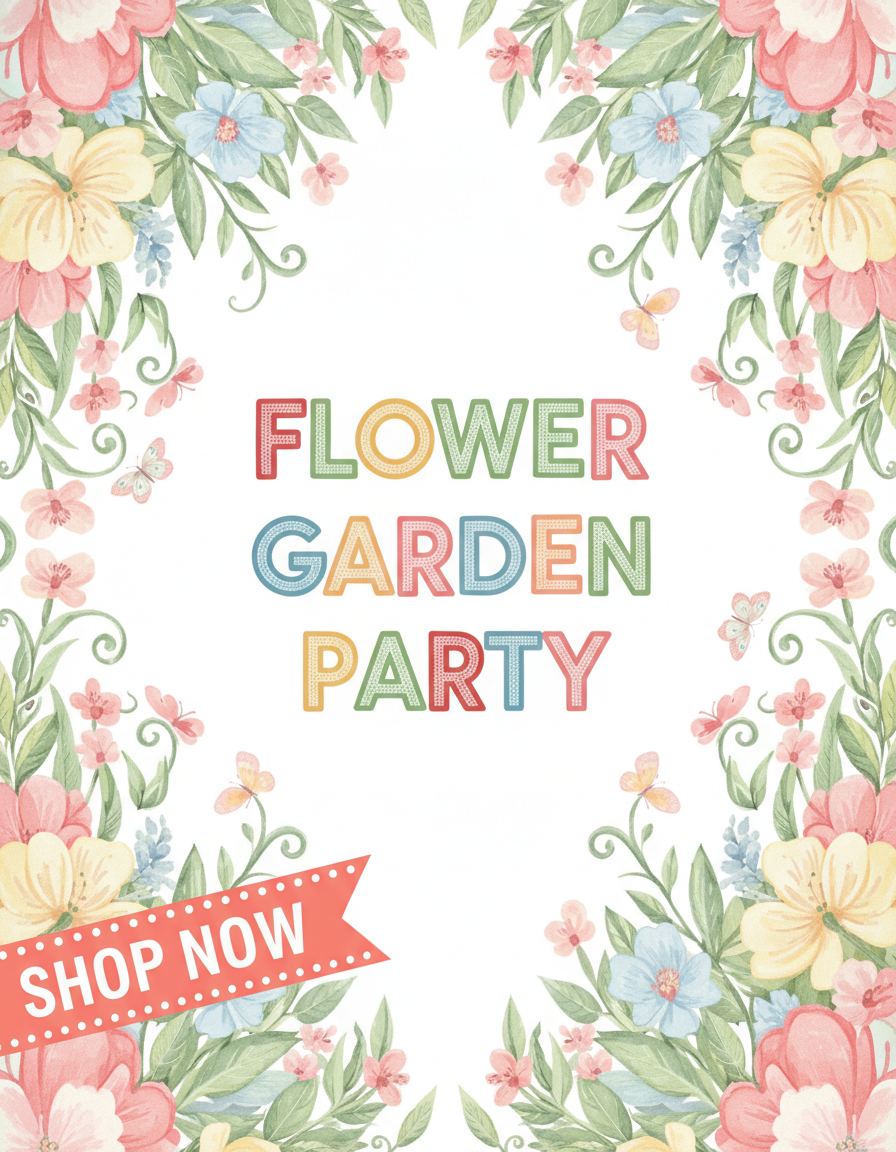 Flower Theme Birthday Party