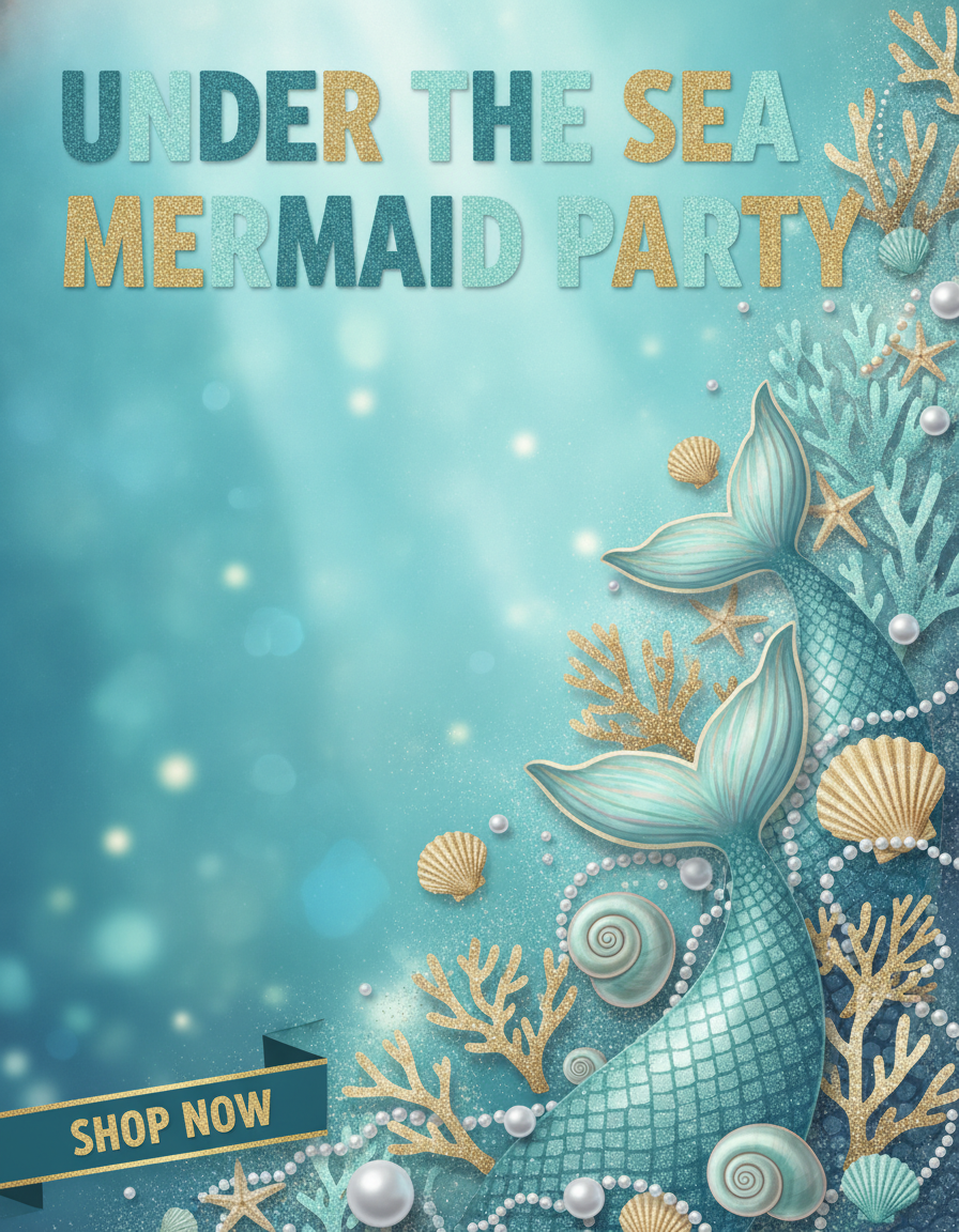 The Little Mermaid Theme Birthday Party