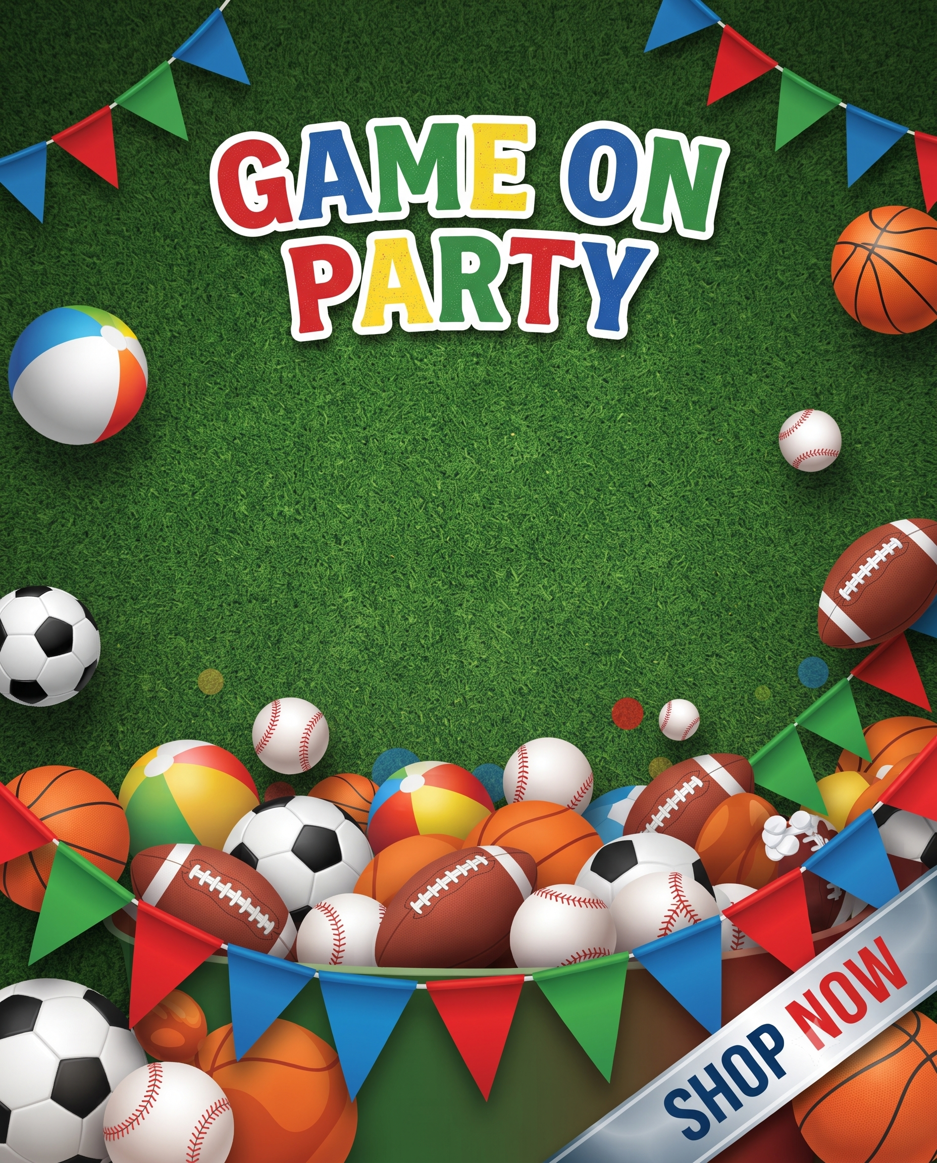Ball themed party supplies