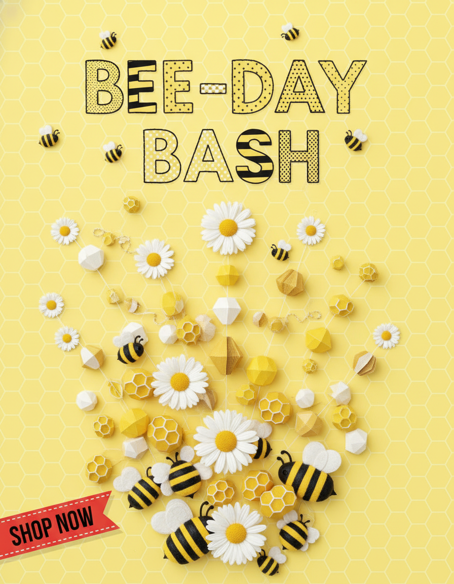 Bumble Bee theme birthday party supplies