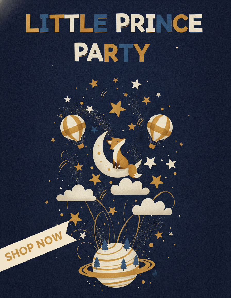 Little Prince Theme Birthday Party | Prince Birthday Party