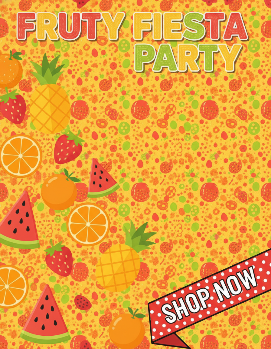 Fruit basket theme birthday supplies