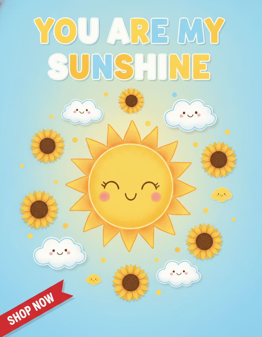 You are my Sunshine theme birthday party supplies